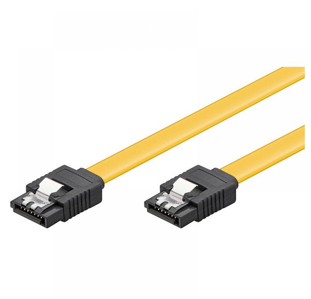 Goobay S-ATA Kabel 1.5GBits / 3GBits / 6GBits gelb - Länge: 0,20 m Computer-Kabel, (20 cm) von Goobay