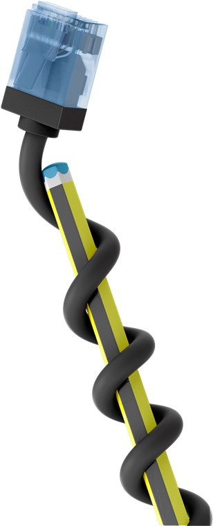 Goobay Ultraflexibles CAT 6A Patchkabel, slim, U/UTP, schwarz Goobay Ultraflexibles CAT 6A Patchkabel, slim, U/UTP, schwarz von Goobay