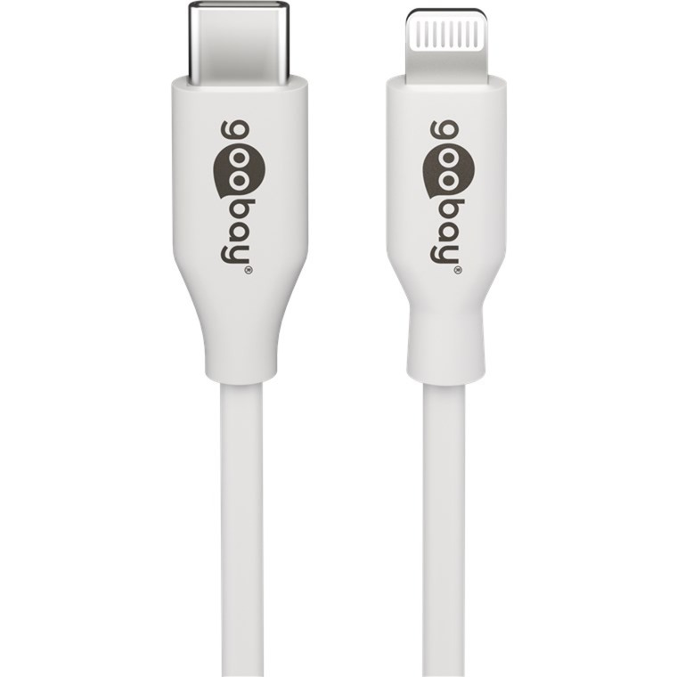 USB 2.0 Adapterkabel, USB-C Stecker > Lightning Stecker von Goobay