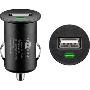 goobay Kfz-Ladeadapter schwarz, 5 Watt goobay Kfz-Ladeadapter schwarz, 5 Watt von Goobay
