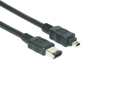 Anschlusskabel FireWire IEEE1394a 6/4, schwarz, 3m von Good Connections