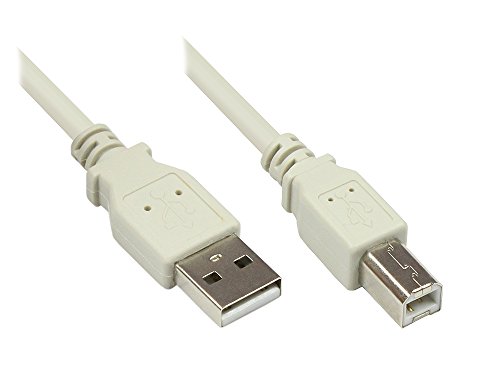 Anschlusskabel USB 2.0 Stecker A an Stecker B, 1m, Good Connections® von Good Connections