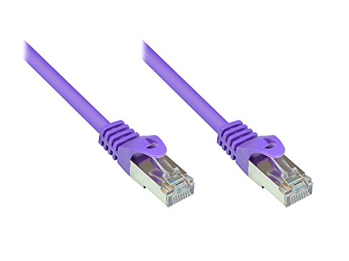 Patchkabel, Cat. 5e, SF/UTP, violett, 0,25m, Good Connections® von Good Connections