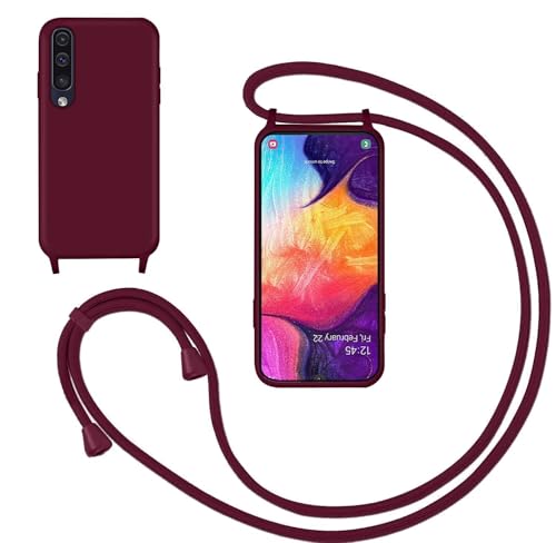 GoodcAcy Handykette Handyhülle für Samsung Galaxy A50,Smartphone Necklace Hülle mit Band Schutzhülle mit Kette zum umhängen Halskette Flüssig Silikon Case für Samsung Galaxy A50,Rot GoodcAcy Handykette Handyhülle für Samsung Galaxy A50,Smartphone Necklace Hülle mit Band Schutzhülle mit Kette zum umhängen Halskette Flüssig Silikon Case für Samsung Galaxy A50,Rot von GoodcAcy