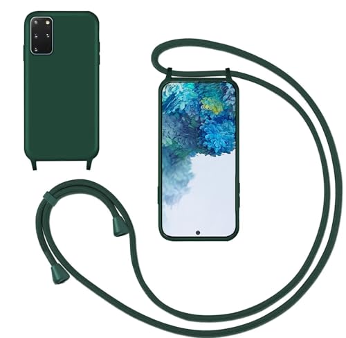 GoodcAcy Handykette Handyhülle für Samsung Galaxy S20 Plus,Smartphone Necklace Hülle mit Band Schutzhülle mit Kette zum umhängen Halskette Flüssig Silikon Case für Samsung Galaxy S20 Plus,Grün GoodcAcy Handykette Handyhülle für Samsung Galaxy S20 Plus,Smartphone Necklace Hülle mit Band Schutzhülle mit Kette zum umhängen Halskette Flüssig Silikon Case für Samsung Galaxy S20 Plus,Grün von GoodcAcy