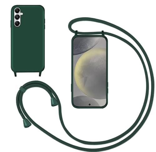 GoodcAcy Handykette Handyhülle für Samsung Galaxy S23 FE,Smartphone Necklace Hülle mit Band Schutzhülle mit Kette zum umhängen Halskette Flüssig Silikon Case für Samsung Galaxy S23 FE,Grün GoodcAcy Handykette Handyhülle für Samsung Galaxy S23 FE,Smartphone Necklace Hülle mit Band Schutzhülle mit Kette zum umhängen Halskette Flüssig Silikon Case für Samsung Galaxy S23 FE,Grün von GoodcAcy