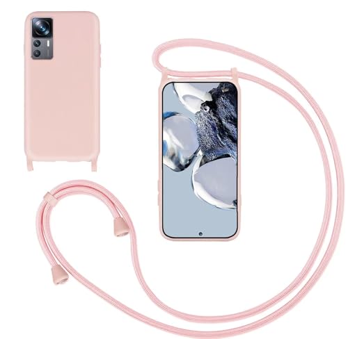 GoodcAcy Handykette Handyhülle für Xiaomi 12T/Xiaomi 12T Pro,Smartphone Necklace Hülle mit Band Schutzhülle mit Kette zum umhängen Halskette Flüssig Silikon Case für Xiaomi 12T/Xiaomi 12T Pro,Pink GoodcAcy Handykette Handyhülle für Xiaomi 12T/Xiaomi 12T Pro,Smartphone Necklace Hülle mit Band Schutzhülle mit Kette zum umhängen Halskette Flüssig Silikon Case für Xiaomi 12T/Xiaomi 12T Pro,Pink von GoodcAcy