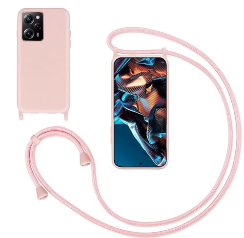 GoodcAcy Handykette Handyhülle für Xiaomi Poco X5 Pro,Smartphone Necklace Hülle mit Band Schutzhülle mit Kette zum umhängen Halskette Flüssig Silikon Case für Xiaomi Redmi Note 12 Pro 5G,Pick GoodcAcy Handykette Handyhülle für Xiaomi Poco X5 Pro,Smartphone Necklace Hülle mit Band Schutzhülle mit Kette zum umhängen Halskette Flüssig Silikon Case für Xiaomi Redmi Note 12 Pro 5G,Pick von GoodcAcy