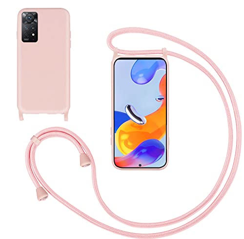 GoodcAcy Handykette Handyhülle für Xiaomi Redmi Note 11 Pro 5G,Smartphone Necklace Hülle mit Band Schutzhülle mit Kette zum umhängen Halskette Flüssig Silikon Case für Redmi Note 11 Pro 4G,Pink GoodcAcy Handykette Handyhülle für Xiaomi Redmi Note 11 Pro 5G,Smartphone Necklace Hülle mit Band Schutzhülle mit Kette zum umhängen Halskette Flüssig Silikon Case für Redmi Note 11 Pro 4G,Pink von GoodcAcy