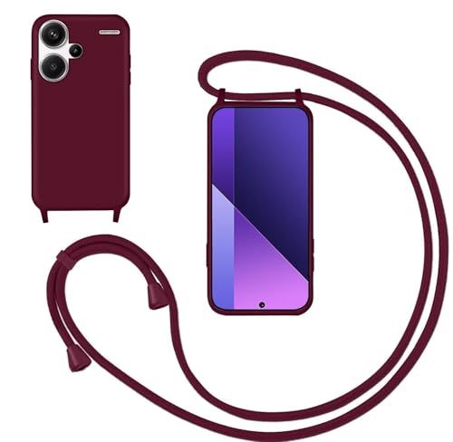 GoodcAcy Handykette Handyhülle für Redmi Note 13 Pro Plus 5G,Smartphone Necklace Hülle mit Band Schutzhülle mit Kette zum umhängen Halskette Flüssig Silikon Case für Redmi Note 13 Pro Plus 5G,Rot GoodcAcy Handykette Handyhülle für Redmi Note 13 Pro Plus 5G,Smartphone Necklace Hülle mit Band Schutzhülle mit Kette zum umhängen Halskette Flüssig Silikon Case für Redmi Note 13 Pro Plus 5G,Rot von GoodcAcy