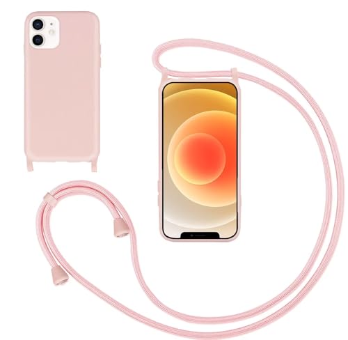 GoodcAcy Handykette Handyhülle für iPhone 11 6.1,Smartphone Necklace Hülle mit Band Schutzhülle mit Kette zum umhängen Halskette Flüssig Silikon Case für iPhone 11 6.1,Pink GoodcAcy Handykette Handyhülle für iPhone 11 6.1,Smartphone Necklace Hülle mit Band Schutzhülle mit Kette zum umhängen Halskette Flüssig Silikon Case für iPhone 11 6.1,Pink von GoodcAcy
