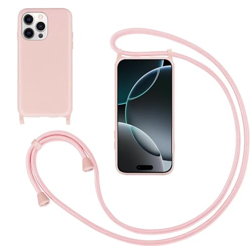 GoodcAcy Handykette Handyhülle für iPhone 14 Pro Max,Smartphone Necklace Hülle mit Band Schutzhülle mit Kette zum umhängen Halskette Flüssig Silikon Case für iPhone 14 Pro Max,Pink GoodcAcy Handykette Handyhülle für iPhone 14 Pro Max,Smartphone Necklace Hülle mit Band Schutzhülle mit Kette zum umhängen Halskette Flüssig Silikon Case für iPhone 14 Pro Max,Pink von GoodcAcy