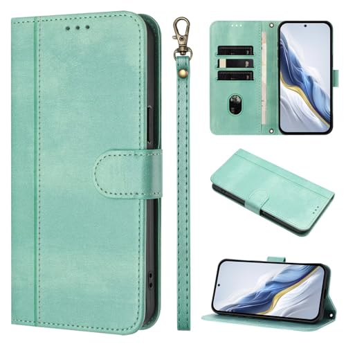 Handyhülle für iPhone 16E/SE 2025 Hülle Leder mit Schutzfolie, PU Leder Flip Schutzhülle für iPhone 16E/SE 2025 Case Klappbar Ständer Kartenfach Wallet Klapphülle,hellgrün Handyhülle für iPhone 16E/SE 2025 Hülle Leder mit Schutzfolie, PU Leder Flip Schutzhülle für iPhone 16E/SE 2025 Case Klappbar Ständer Kartenfach Wallet Klapphülle,hellgrün von GoodcAcy
