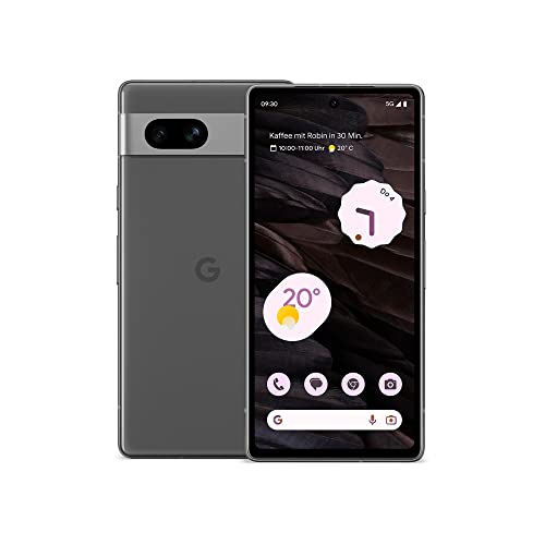 Google Pixel 7a – 5G-fähiges-Android-Smartphone ohne SIM-Lock, mit Weitwinkelobjektiv sowie beeindruckender Akkulaufzeit – Charcoal von Google