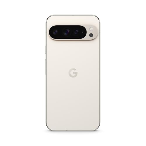 Google Pixel 9 Pro XL – Android-Smartphone mit Gemini ohne SIM-Lock, Dreifach-Rückkamerasystem, 24 Stunden Akkulaufzeit und EIN 6,8 Zoll großes Super Actua-Display – Porcelain, 256GB von Google