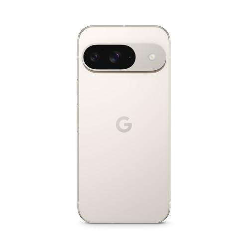 Google Pixel 9 – Android-Smartphone mit Gemini ohne SIM-Lock, erweiterte Kamerafunktion, 24 Stunden Akkulaufzeit und EIN 6,3 Zoll großes Actua-Display – Porcelain, 128GB von Google