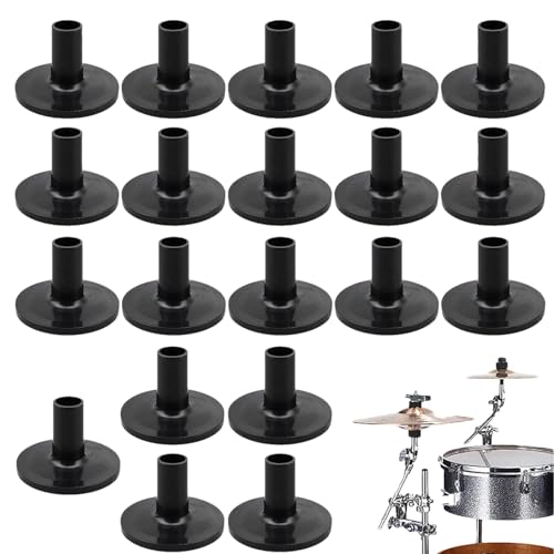 Goowafur Drum-Hüllen, Drum-Set-Hüllen - Trommelersatzzubehör 20 Stück,Kurze Drum-Set-Ärmel, 1,5-Zoll-Drum-Set-Ständer-Ärmel für Percussion-Drum-Set-Teile von Goowafur