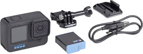 GoPro HERO 10 Black Actioncam - 5K / 60 BpS Action Cam Touch-Screen, WLAN, GPS, Bildstabilisierung, von Gopro