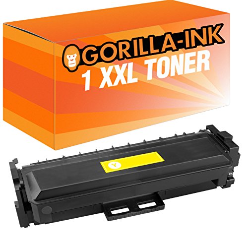 Gorilla-Ink 1 Laser-Toner Gelb XXL kompatibel mit HP CF 410 X CF 411 X CF 412 X CF 413 X MFP M 377 dw M477 M477 fdn M 477 fdw M 477 fnw M 452 dw M 470 M 450 M 452 M 452 DN M 452 nw von Gorilla-Ink