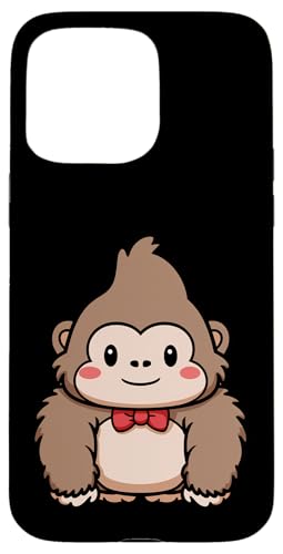 Gorilla Süße Fliege Kawaii Zoo Tagesausflug Jungen Mädchen Kinder Hülle für iPhone 15 Pro Max von GorillaAxis1