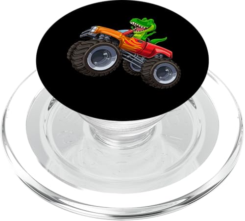 Dinosaurier Monster Truck T Rex Lustige Dino Jungen Kinder PopSockets PopGrip für MagSafe von GoshWow