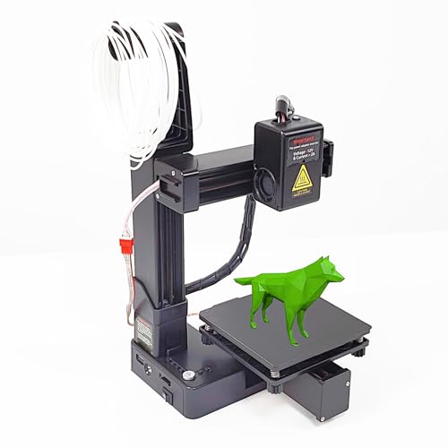 3D -Drucker, Kleiner 3D -Drucker für Anfänger, 40 Mm/s Hochgeschwindigkeitsdruck, 180 ° C Schneller Erhitzen und Druck, Drucker mit Düse, Druckgröße 220 X 220 X 220 Mm, Einfach von Goshyda