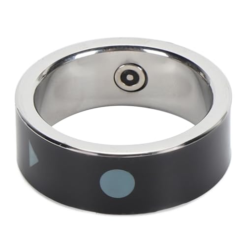 Bluetooth Smart Scrolling Ring, Wasserdichter App Remote Page Turner Smart Ring Unterstützt Magnetisches Laden, Kabellose Kamera-Auslöser-Selfie-Taste, für OSX für (Größe 20) von Goshyda