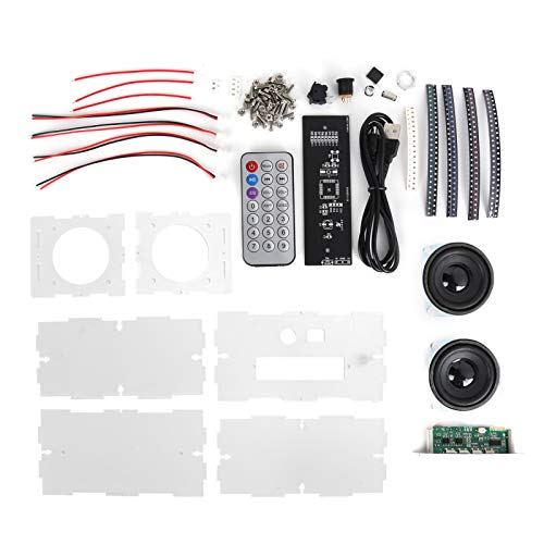 DIY Bluetooth Speaker Box Kit, Bluetooth 5.0 Kleiner Transparenter Gehäusesatz für Elektronische Klangverstärker, Ihr Persönlicher Tragbarer Lautsprecher für Kinder, Jugendliche und Erwachsene(DIY) von Goshyda
