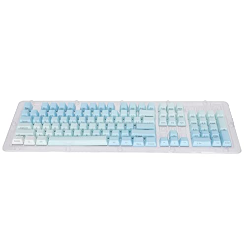 Goshyda 104PCS Tastenkappen,104 Tasten PBT Material Ölbeständige Beschichtung Frostblau Opake Seite Schöne Tastenkappen für 61/87/104 Mechanische Tastaturen Goshyda 104PCS Tastenkappen,104 Tasten PBT Material Ölbeständige Beschichtung Frostblau Opake Seite Schöne Tastenkappen für 61/87/104 Mechanische Tastaturen von Goshyda