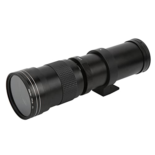 Goshyda 420-800 Mm F8.3-16 Manueller Zoom Teleobjektiv Objektiv mit Langer Brennweite für AI-Mount-Kamera, für Nikon D850, D810, D800, D780, D750, D700, D610, D500, D300, D3100, D3200.D3300 von Goshyda