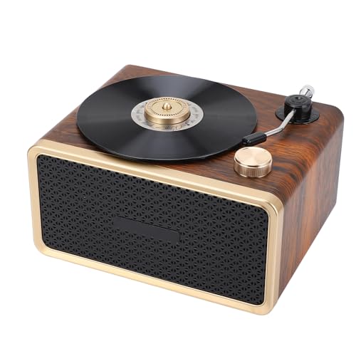 Goshyda Bluetooth-Lautsprecher, Tragbarer Retro-Holzlautsprecher, Kabelloses Stereo-Pairing und HD-Sound, BT5.3, für Zuhause, Party, Outdoor, Strand, Elektronische Geräte, von Goshyda