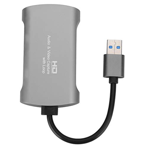 Goshyda HD Audio Video Capture, 4K USB 2.0 HDMI zu HDMI Capture für für für OS X für Live-Spiele, Live-Übertragung aufnehmen von Goshyda