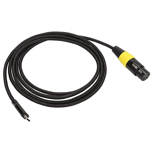 Goshyda XLR auf USB C Kabel, USB C Mikrofonkabel USB Typ C Stecker auf XLR Buchse Mikrofon Konverterkabel Kompatibel für PC Laptop Smartphone Tablet () von Goshyda