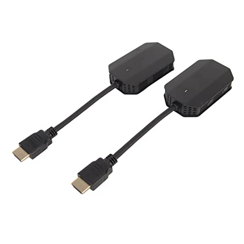 Kabelloser HDMI-Sender und -Empfänger, 4K 2,4/5 GHz WiFi Wireless Display Extender Kit, Bildschirmspiegelung von Video-Audio auf, Projektor, HDTV, Plug-and-Play von Goshyda