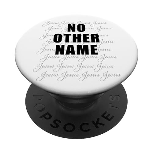 Acts 4:12 JESUS No Other Name – Christian Faith Gospel PopSockets Klebender PopGrip von Gospel of Salvation Christian Faith Evangelism