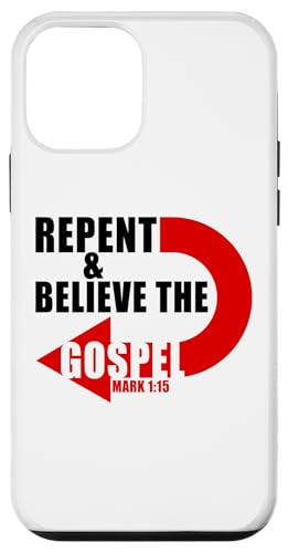 Hülle für iPhone 12 mini Repent & Believe the Gospel: Jesus Christian Faith Verses von Gospel of Salvation Christian Faith Evangelism
