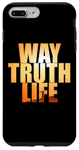 Hülle für iPhone 7 Plus/8 Plus Way Truth Life - Johannes 14:6 Jesus Christus Sonnenaufgang Natur Glaube von Gospel of Salvation Christian Faith Evangelism