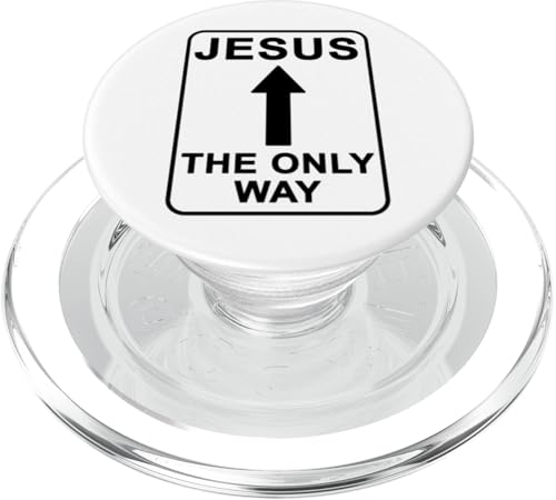 JESUS The Only Way – Christian Faith Evangelism John 14:6 PopSockets PopGrip für MagSafe von Gospel of Salvation Christian Faith Evangelism