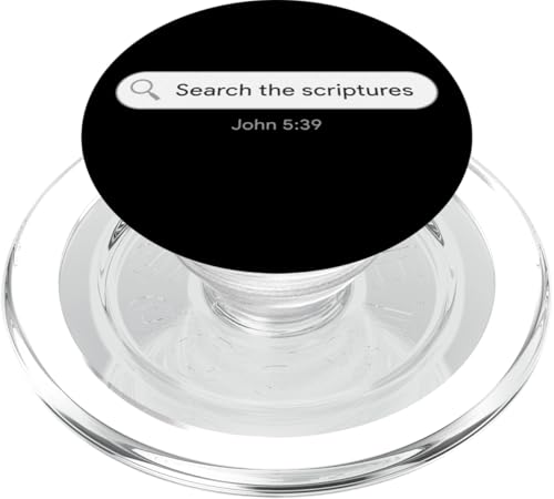 John 5:39 Search The Scriptures Christian Faith JESUS Quote PopSockets PopGrip für MagSafe von Gospel of Salvation Christian Faith Evangelism