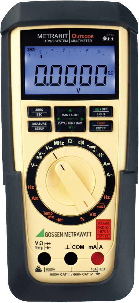 METRAHIT OUTDOOR - Multimeter METRAHIT OUTDOOR, digital, 12000 Counts, TRMS von Gossen Metrawatt