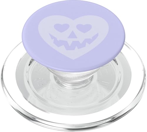 Halloween Pastell Gothic Valentinstag Gruseliges Herz Lila Gruselig PopSockets PopGrip für MagSafe von Gossip Rag