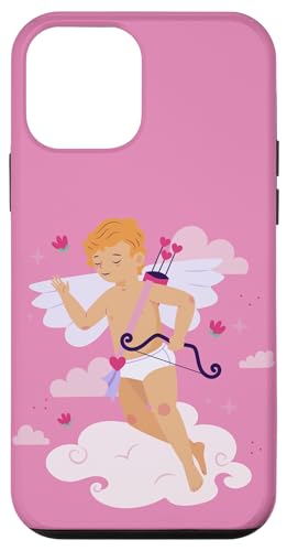 Hülle für iPhone 12 mini Valentinstag Cherub Blond Engel Bogen Pfeil Herzen Wolken niedlich von Gossip Rag