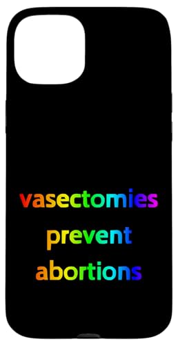 Vasektomien verhindern Abtreibung Regenbogen Ombre Gradient Feminist Hülle für iPhone 15 Plus von Gossip Rag