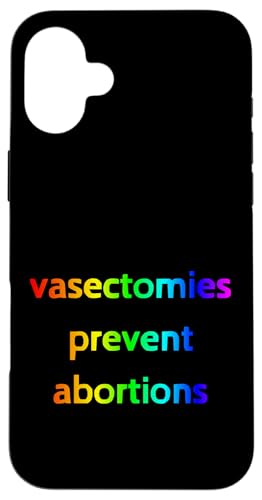 Vasektomien verhindern Abtreibung Regenbogen Ombre Gradient Feminist Hülle für iPhone 16 Plus von Gossip Rag