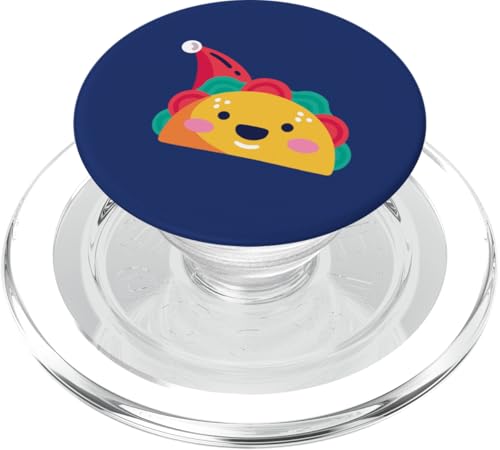 hässlicher Weihnachts-Taco Santa Lustiges mexikanisches Weihnachtsessen Latino PopSockets PopGrip für MagSafe von Gossip Rag