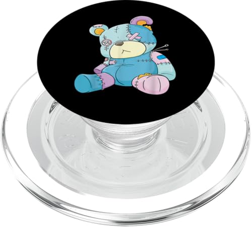 Gothic Pastell Teddybär PopSockets PopGrip für MagSafe von Goth Creepy Voodoo Grufti