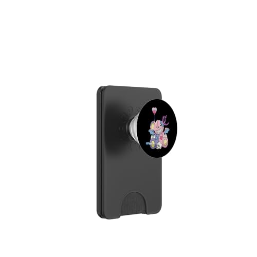 Gothic Pastell Teddybär PopSockets PopWallet für MagSafe von Goth Creepy Voodoo Grufti