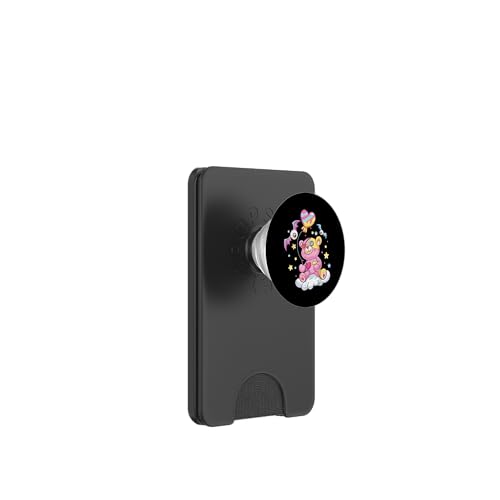 Gothic Pastell Teddybär PopSockets PopWallet für MagSafe von Goth Creepy Voodoo Grufti