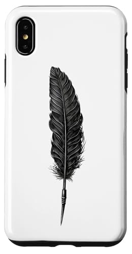 Hülle für iPhone XS Max Gothic Mystical Gothic Feder von Goth Punk Apparel & Gifts