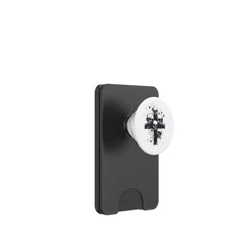 Gothic Aesthetic Grunge Cross Gothic Emo PopSockets PopWallet für MagSafe von Goth and Emo Aesthetic Designs